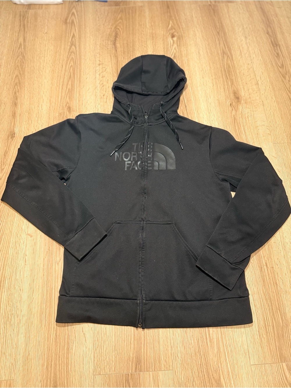 The North Face Black Full-Zip Hooded Sweatshirt